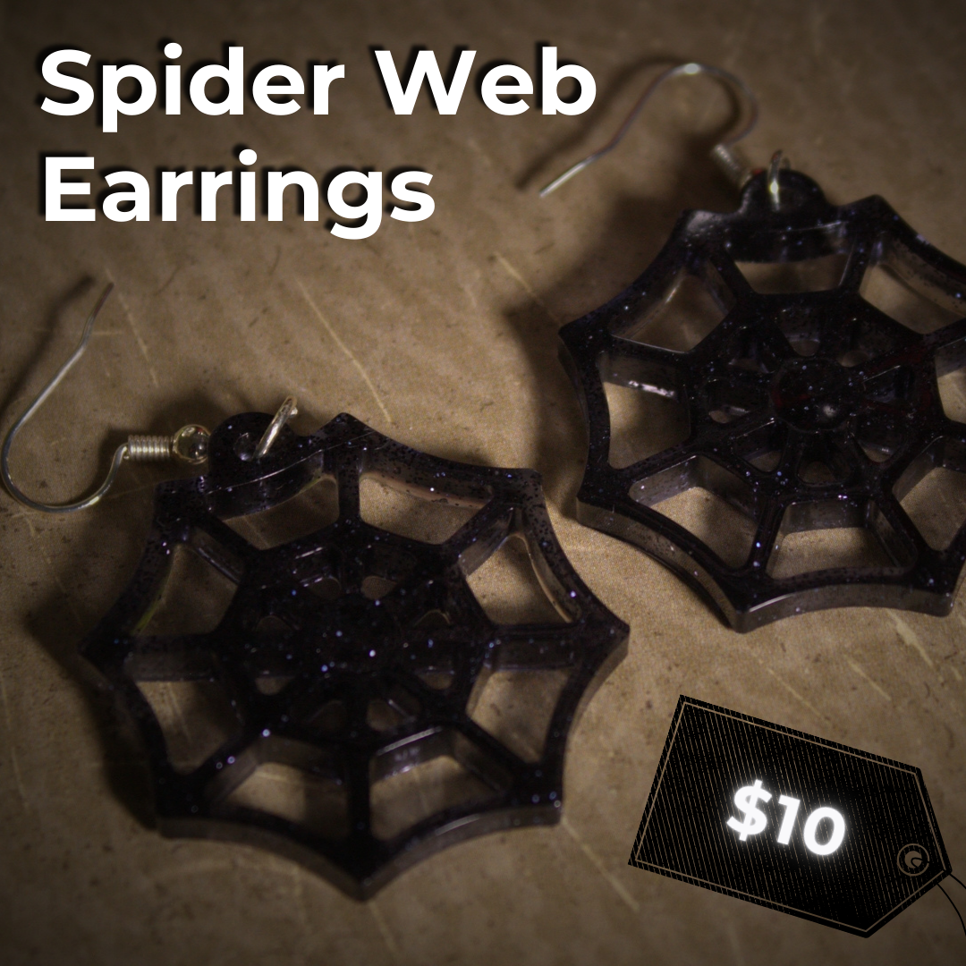 Spider Web Earrings