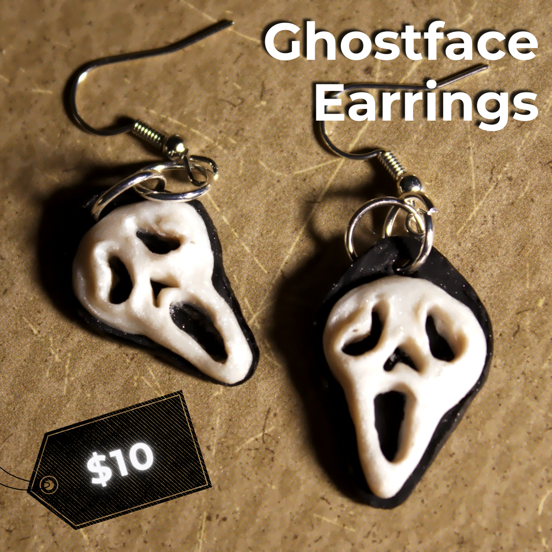 Ghostface Earrings