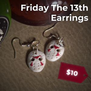 Friday The 13th Earrings