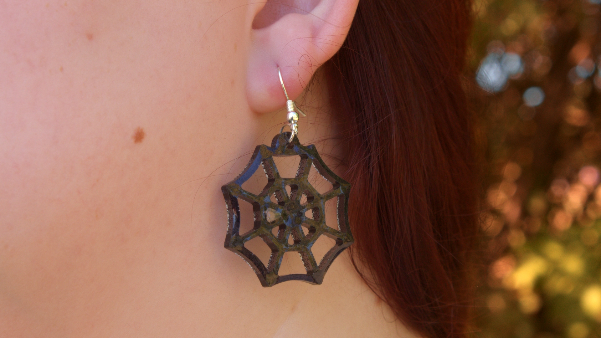 Spider Web Earrings