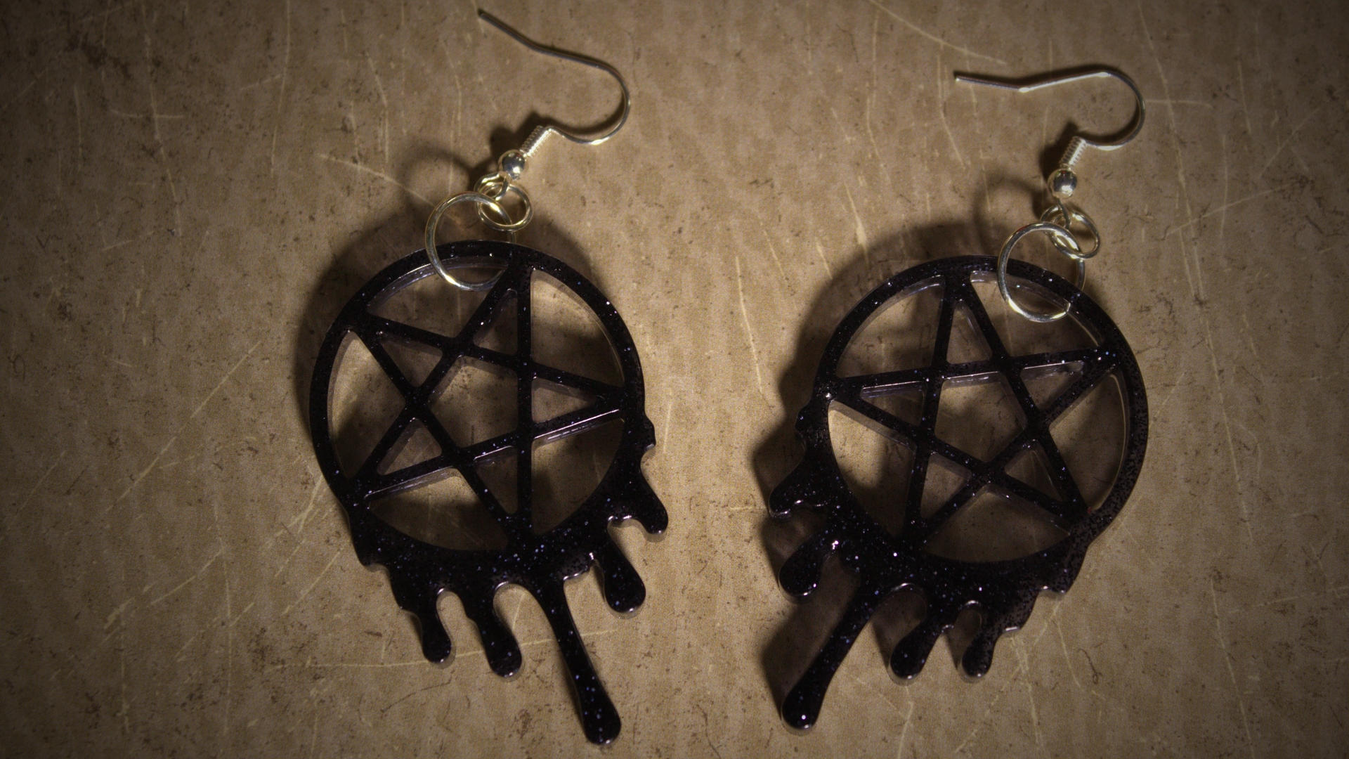 Pentagram Earrings
