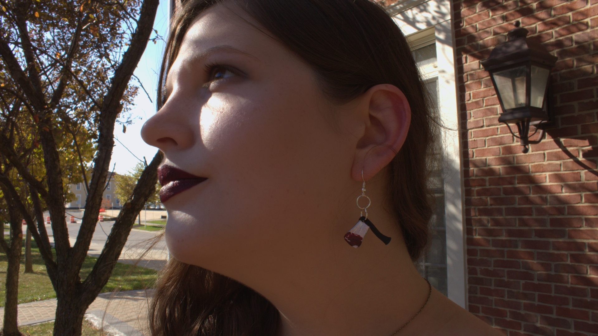 Bloody Axe Earrings