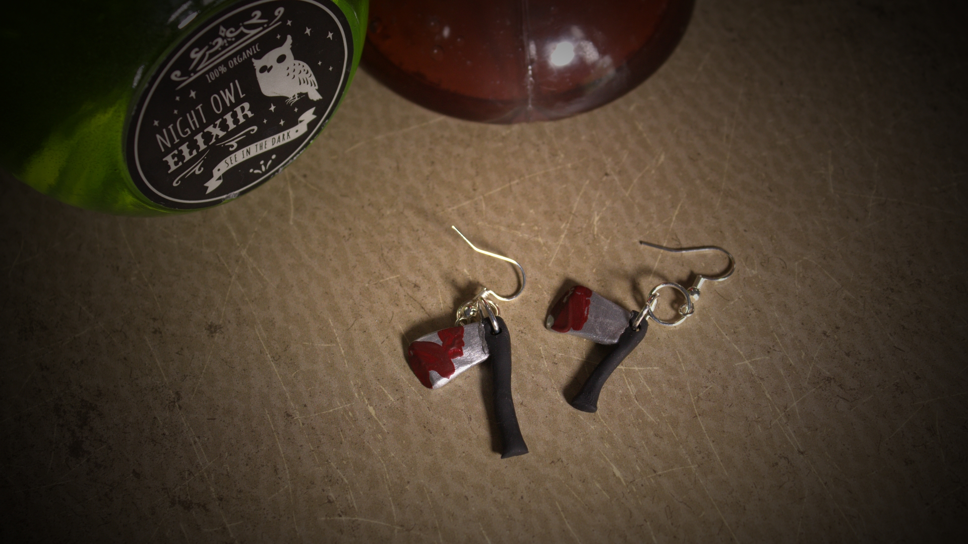 Bloody Axe Earrings