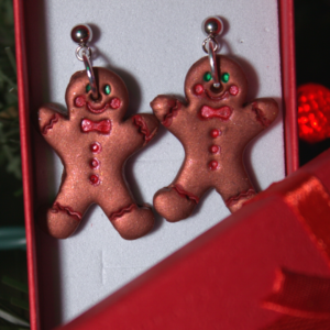 Gingerbread Cookie Earrings