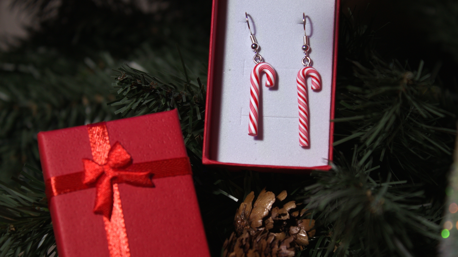 Candy Cane Earrings