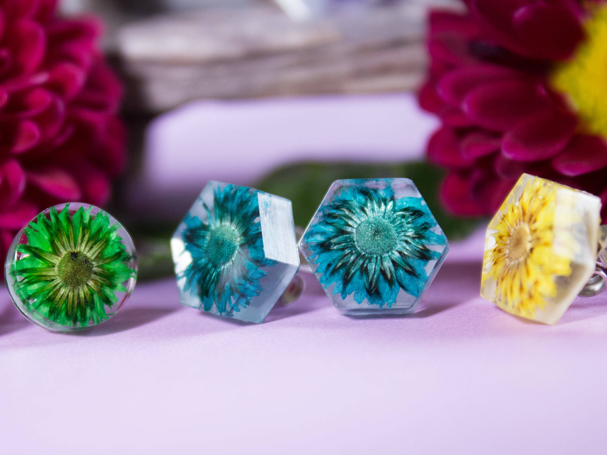 Floral Studs