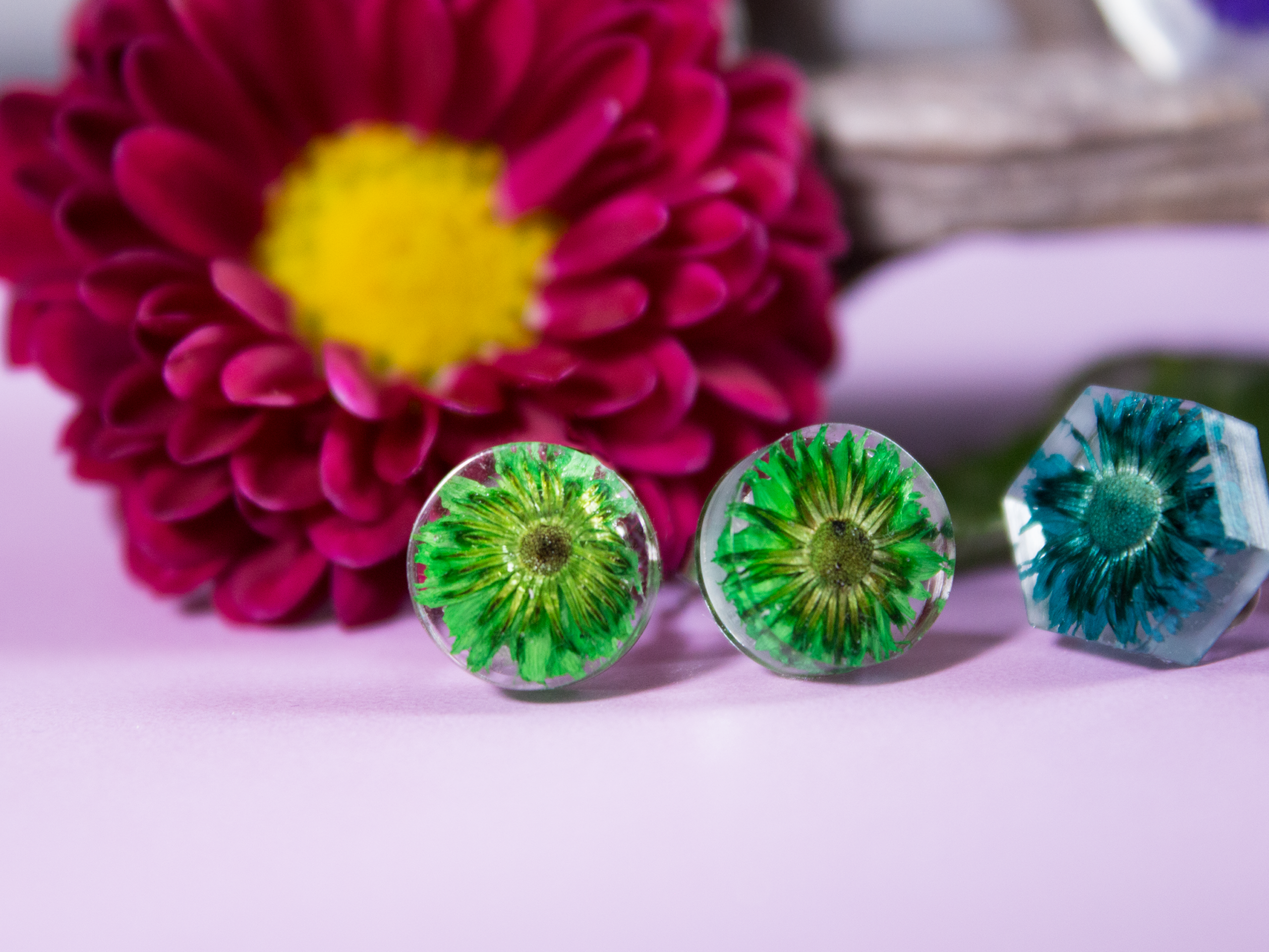 Floral Studs