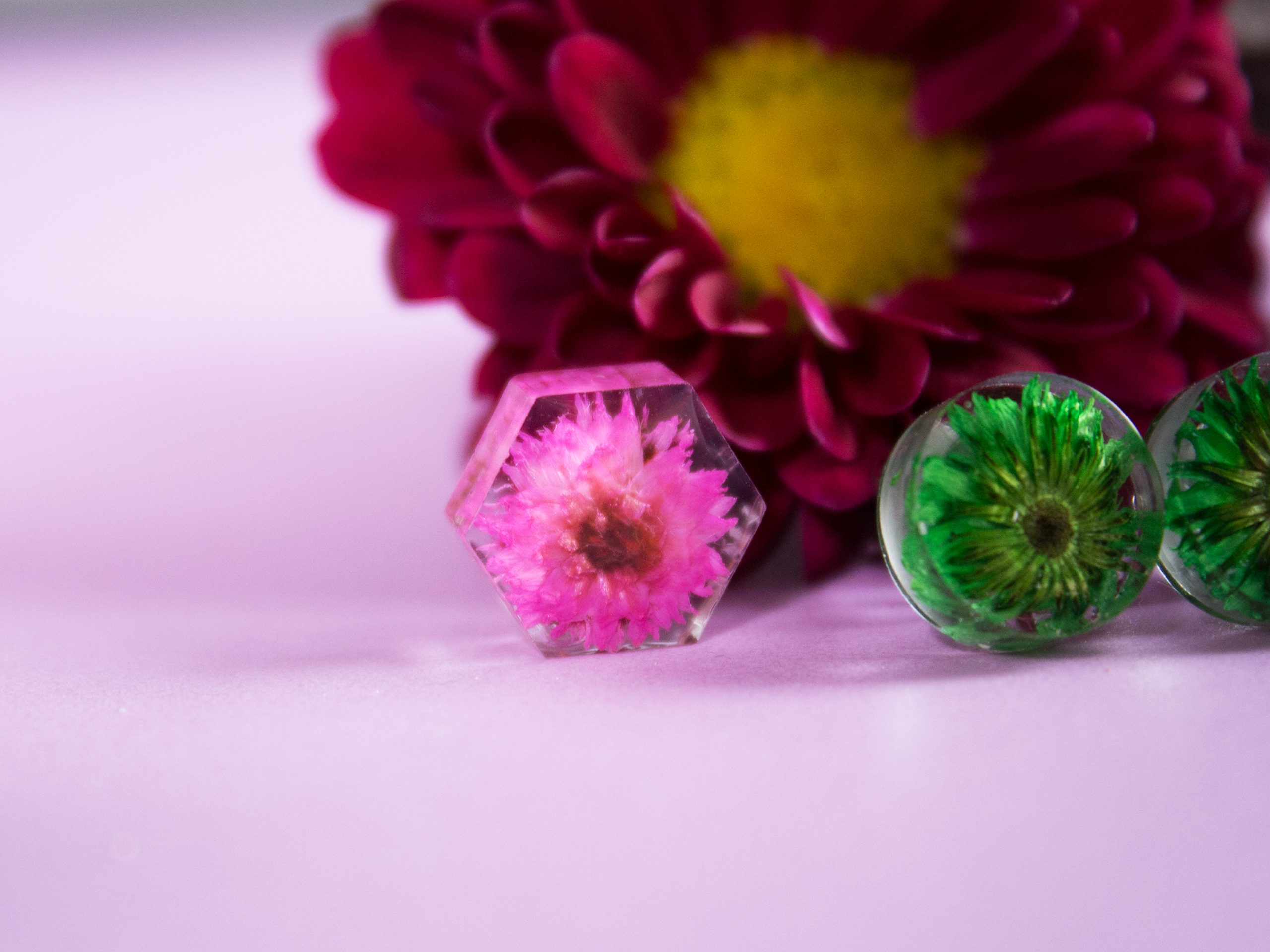 Floral Studs