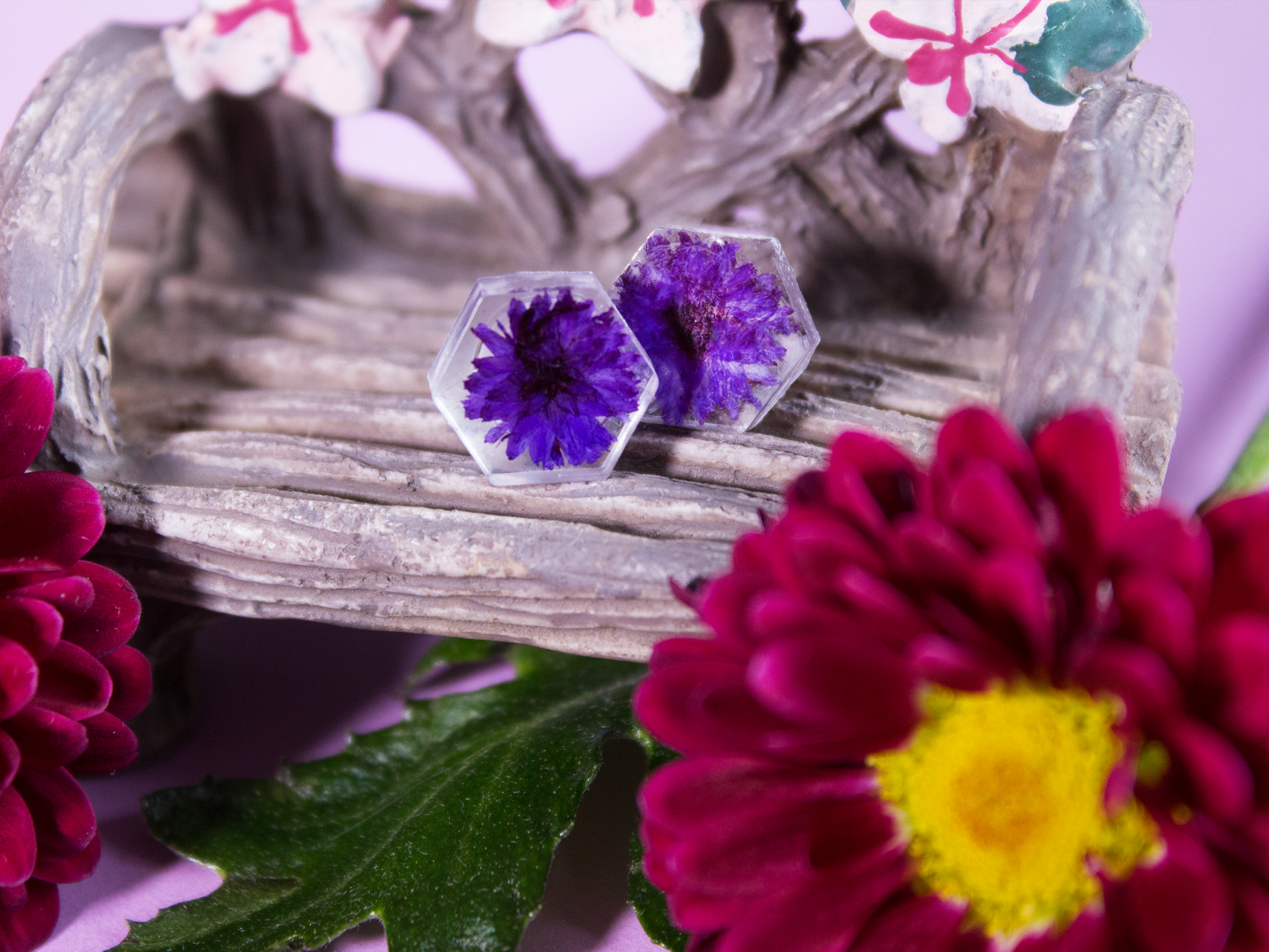 Floral Studs