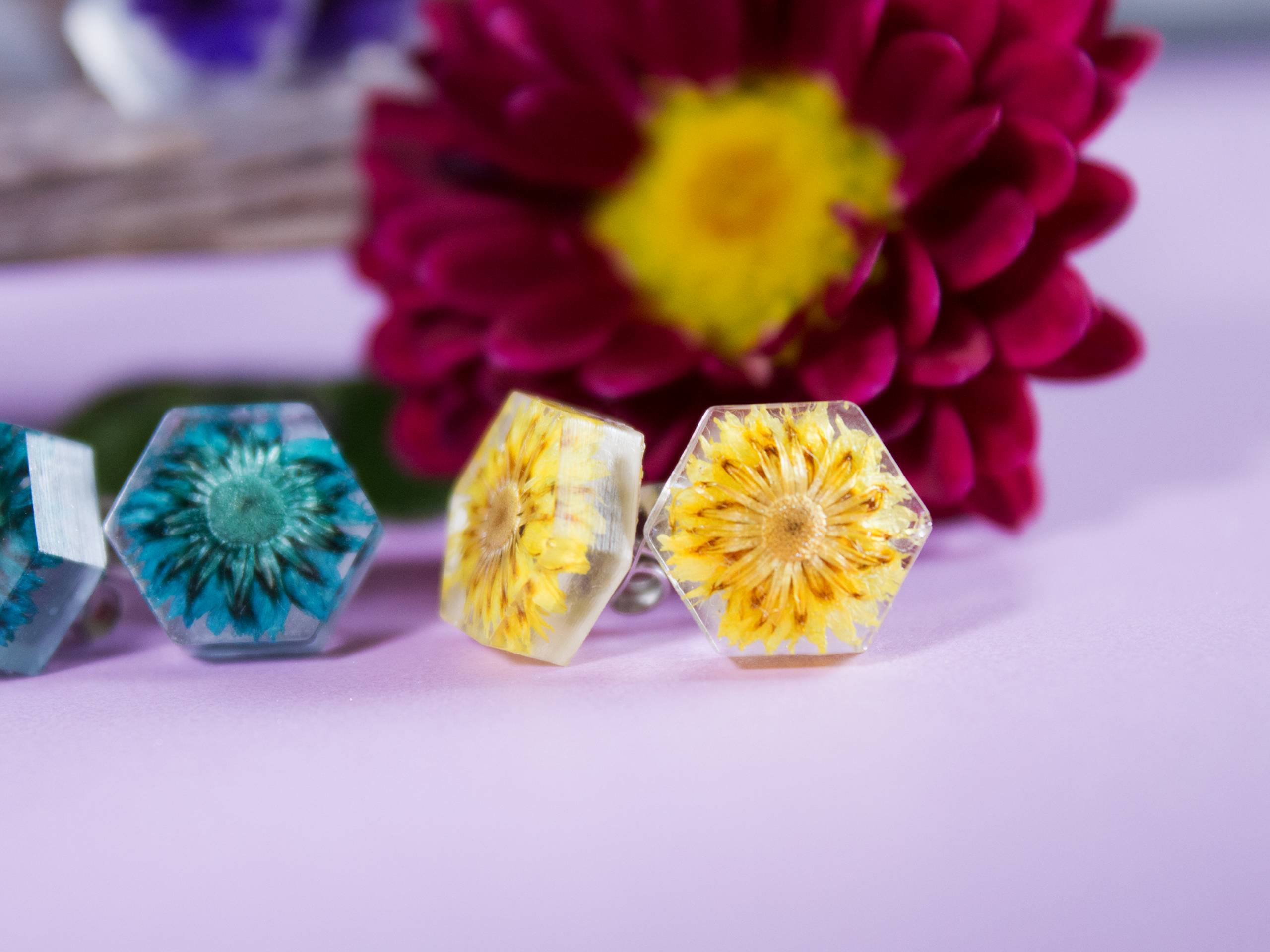 Floral Studs