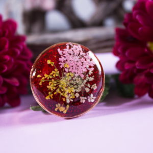 Ruby Wildflower Ring